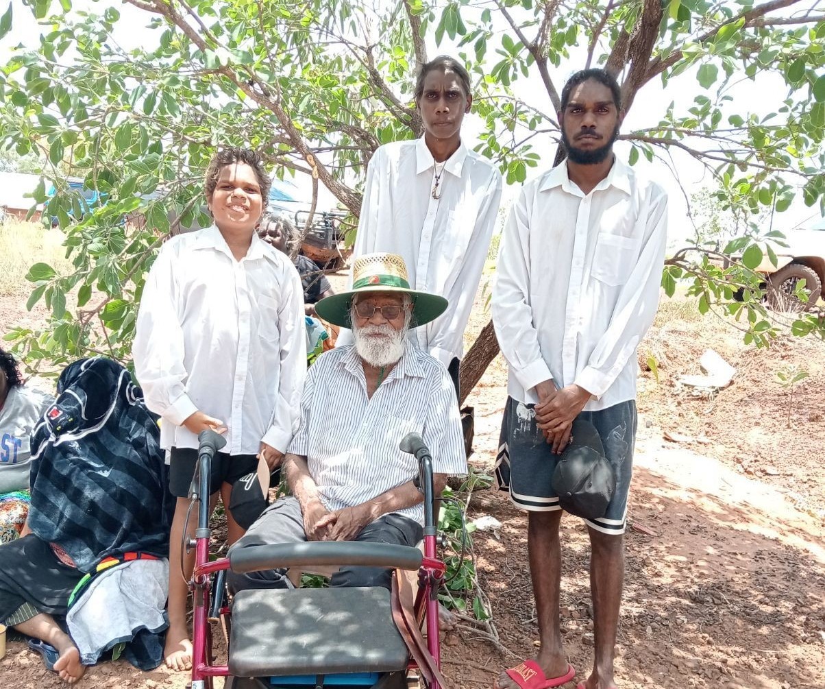 Young men baptised at Lajamanu and a special birthday celebration